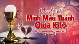 Lễ Mình Máu Thánh Chúa. Hy tế của Đức Ki-tô còn tiếp diễn