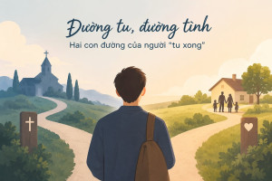 Đường tu, đường tình của người “tu xong”
