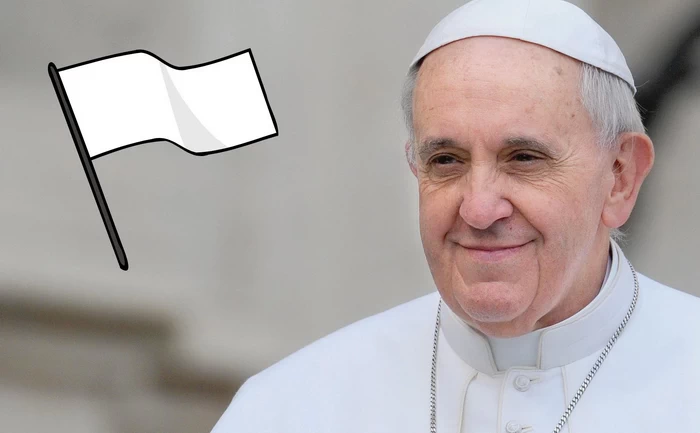 pope francis vs white flag